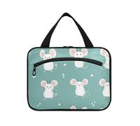 Boho Stile Semplice Animale Verde Cartoon Hanging Borse per Viaggio con Gancio, Designer Pieghevole Impermeabile Toiletry Bag per Viaggiare Donne Hotel Bolsa para maquillaje L