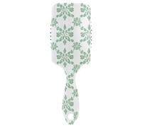 Boho Stile Semplice Foglie amichevole cuoio capelluto massaggiatore crescita dei capelli Progettato spazzola asciutta bagnata per la perdita dei capelli con manico ergonomico cepillo para cabello