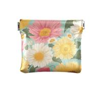 Boho Stile Semplice Girasoli Moda Donna Piccolo Cuoio Coin Purse Fancy Jewelry Organizer per gli Uomini Donne Viaggio Bolsa pequena para monedas