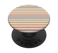 Boho Striped Stripes Abstract Geometric Horizontal Lines PopSockets PopGrip Adesivo