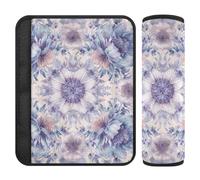 Boho Style Fiore Floreale Beige 2 pz copertura della cintura di sicurezza per auto Più Comfort Guida per il camion forro para cinturon de seguridad