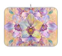 Boho Style Fiore Floreale Mistero Riutilizzabile Piatto Mat 18x24 Rettangolo Grande Controsoffitto Protezione Resistente Al Calore Decorativo Decorazione Della Casa
