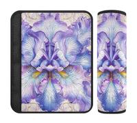 Boho Style Flower Floral Purple Mystery 2 Pack seggiolino auto cinture di sicurezza pastiglie più comfort guida per berlina forro para cinturon de segurida