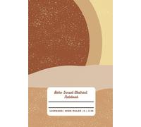 Boho Sunset Abstract Notebook: A Minimalist Earth-Tone Aesthetic Journal for Writing, Planning & Creative Thoughts