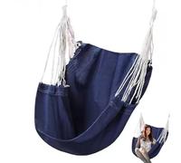 Boho Swing Sedia - Sedile in corda sospesa, sedia da salotto oscillante | Sedia per amaca resistente da 500 libbre da 500 libbre per spazi angolari interni, seduta sospesa in tessuto morbido per