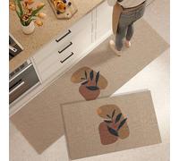 Boho Tappeto da cucina per pavimento, antiscivolo, assorbente, fango diatomaceo, decorazione moderna per la cucina, antimacchia, anti-fatica, per lavello, lavanderia e ufficio (#4,50 x 80 cm)