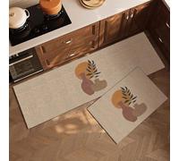 Boho Tappeto da cucina per pavimento, antiscivolo, assorbente, fango diatomaceo, decorazione moderna per la cucina, antimacchia, anti-fatica, per lavello, lavanderia e ufficio (#1, 40 x 60 cm)