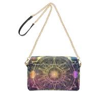 Boho Tarocchi astrologica Moda Borse a tracolla per le donne in pelle vegana borsa a tracolla da donna borse a tracolla impermeabili