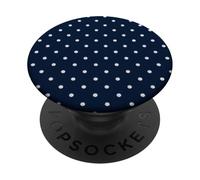 Boho Tiny Polka Dot Carino Navy Blue Polkadot PopSockets PopGrip Adesivo