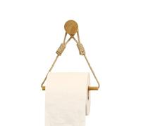 Boho Toilet Paper Roll Holder - 15cm Rattan Toilet Paper Holder, Wall Mounted Rope Tissue Papers Holders | Convenient To Install Rustic Hangable Papers Rack For Washroom, Washroom, Kitchen