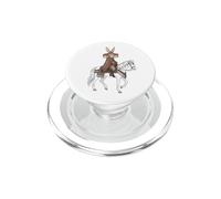 Boho Tribal Bunny Cavaliere Coniglio Cavallo Southwestern Art PopSockets PopGrip per MagSafe