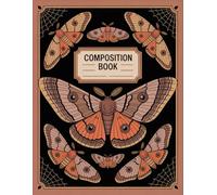 Boho Vintage Death Moth Halloween Notebook: 120 Pages, with Cartoon Cover Design, great for Journaling, School Notes, Women, Kids, Christmas gifts120 ... School Notes, Women, Kids, Christmas gifts