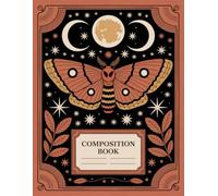 Boho Vintage Death Moth Halloween Notebook: 120 Pages, with Cutest Cover Design, great for Creative Writing, Journaling, Drawing, Writers, Women, ... Writing, Journaling, Drawing, Writers,