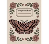 Boho Vintage Death Moth Halloween Notebook: 120 Pages, with Cutest Cover Design, perfect for School Notes, Ideas, Teens, Teachers, Girls, Back to ... Notes, Ideas, Teens, Teachers, Girls, Bac