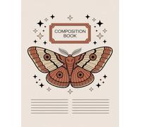 Boho Vintage Death Moth Halloween Notebook: 120 Pages, with Warmcozy Cover Design, suitable for Creative Writing, Journaling, Ideas, Kids, Teens, ... suitable for Creative Writing, Journalin