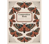 Boho Vintage Death Moth Halloween Notebook: 120 Pages, with Warmcozy Cover Design, suitable for Drawing, Creative Writing, Journaling, Students, ... suitable for Drawing, Creative Writing, Jou