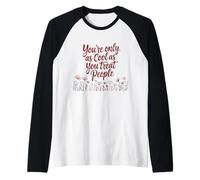 Boho Wildflowers Sei Solo Fresco Come Tratti Le Persone Maglia con Maniche Raglan