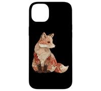 Boho Woodland Fox patchwork floreale autunno folk Custodia per iPhone 14 Plus