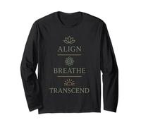 Boho Yoga Spirituale Regalo Per Yogi Mindful Lotus Flower Maglia a Manica