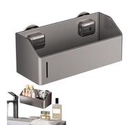 Bohrfreie Aufbewahrungsbox Mit Saugfunktion, Konstruktion Aus Kohlenstoffstahl,Hohles Design, Ohne Bohren, Saug-Vakuum-Adsorptions-Aufbewahrung | Dusch-Organizer Mit SaugnapfOrganizer Mit Saugnapf