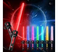 Bohrma Spada Laser Giocattolo per Bambini, Lightsaber 7 Colori Modificabili Spada Laser Star Wars, Spada Laser da duello per Halloween Cosplay