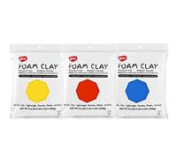 BOHS Argilla espansa primaria (rosso, blu, giallo), 3 pezzi da 1,5 kg, morbida, asciutta all'aria aperta, per progetti scolastici, cosplay, falsi dolci, forniture per slime