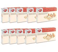 BOHS Solidi Geometrici 3D Montessori, 10 Set per Classe, 100 Pezzi | 10 forme per set; sacchetti tattili e schede con i nomi; riconoscimento, gioco a indovinare e attività di gruppo
