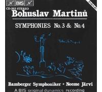 Bohuslav Martinu - Martinu Symphonies Nos. 3 and 4 by Bohuslav Martinu (1987-09-09)