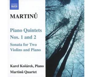Bohuslav Martinu Piano Quintets Nos. 1 and 2 (Martinu Quartet, Kosarek) (CD)