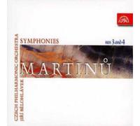 Bohuslav Martinu Symphonies 3 and 4 (Belohlavek, Czech Po) (CD) Album