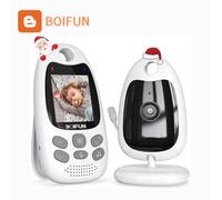 BOIFUN Baby Monitor con fotocamera Funzione Vox portatile Sensore di temperatura Video 2,4 GHz Standby intelligente Voce bidirezionale 720p