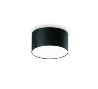 BOILER PLAFONIERA LED CCT 3000+4000K 820LM 10W NERO DIMMERABILE IP20 D.11,5CM H.6CM