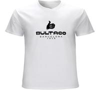 BOINAITS Bultaco Motorcycles Barcelona 1958 Logo Mens T Shirt White S
