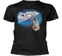 BOINAITS Dokken 'Tooth & Nail' Mens T-Shirt Casual Graphic Tops Black XXL