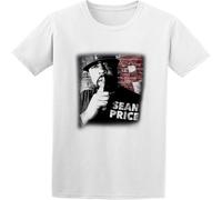 BOINAITS Men's Brand Clothesprinting Machine Popular Printing Sean Price Cotton T Shirt White M