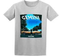BOINAITS Men's Macklemore Ryan Lewis Cemini Poster Cotton T Shirt Grey 3XL