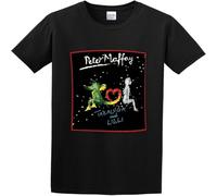 BOINAITS Men's Peter Maffay Tabaluga und Lilli T-Shirt Print Tees Short Sleeve O Neck Black M