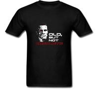 BOINAITS Men's Robot Old But Not Obsolete Custom T-Shirts Black XXL