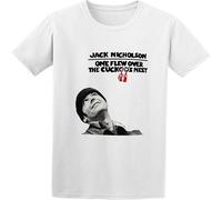 BOINAITS One Flew Over The Cuckoo' Nest Poster Mens Short Sleeve T Shirt White M