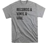 BOINAITS Records Vinyl Wax Mens T Shirt Northern Soul Rare Jazz Funk 45' Grey 3XL