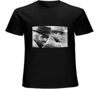 BOINAITS Robert Redford Butch Cassidy And The Sundance Movie Fan Unisex Tee Casual Graphic Tops Men's T Shirt Black L