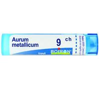 Boiron Aurum Metallicum 9 CH Rimedio omeopatico in granuliper la depressione lieve e l'affaticamento, 4g