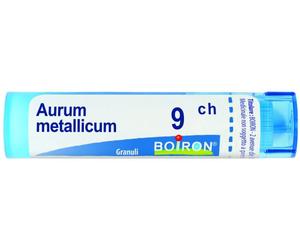 Boiron Aurum Metallicum 9 CH Rimedio omeopatico in granuliper la depressione lieve e l'affaticamento, 4g