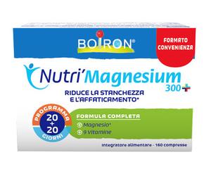Boiron - Nutrì Magnesium 300+ Integratore Di Vitamine E Sali Minerali Confezione 160 Compresse