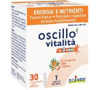Boiron Oscillo Vitalità Integratore Energizzante 30 Stick Orosolubili dai 3 Anni