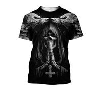 boiszeda Camiseta Lobo Camiseta vikinga