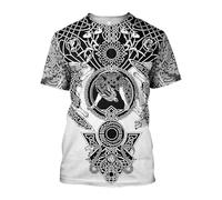 boiszeda Camiseta Midgard Camiseta vikinga