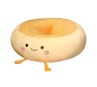 boiszeda Cuscino per seduta a forma di ciambella di pane imbottitura spessa espressioni kawaii cuscino per schienale adatto per studenti e impiegati