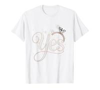 boiszeda Mi ha chiesto e io Ho Detto Sì T-Shirt Finalmente Le Ho chiesto di sposarmi Divertenti Frasi di Coppia Maglietta per Donna/Uomo