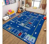 boiszeda Tappeti da gioco con numeri e Antiscivolo Tappeto rettangolare grande da gioco per bambini Tappeto decorativo con mappa stradale della città per camera da letto Ragazzi adolescenti